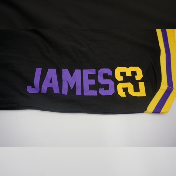 lebron james lakers shorts